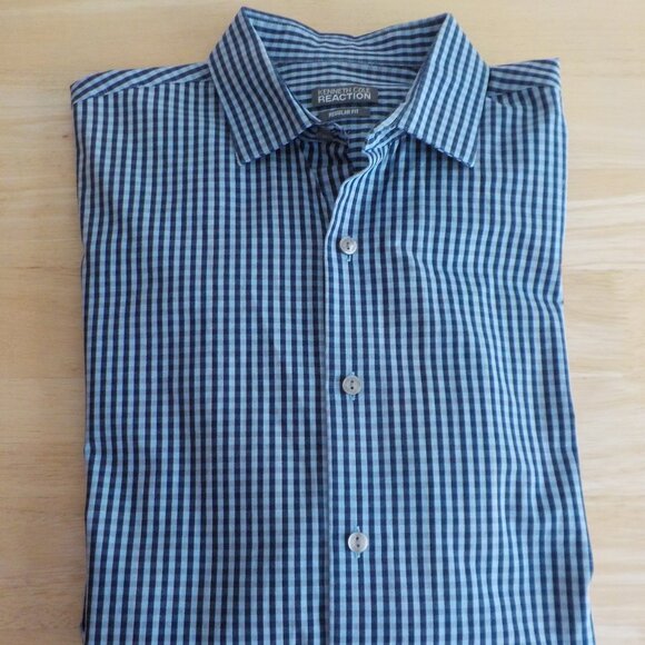 Men's Shirt - Kenneth Cole - Size Neck 15.5 / Sleeve 34-35  - Regular Fit (389) - Picture 1 of 5